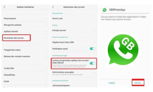 Cara Instal Aplikasi GB WhatsApp Yang Asli