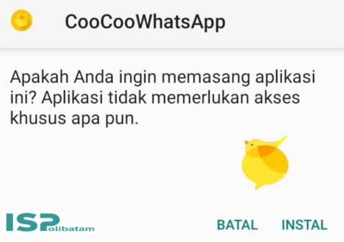 Tips Instal CooCoo WhatsApp Apk